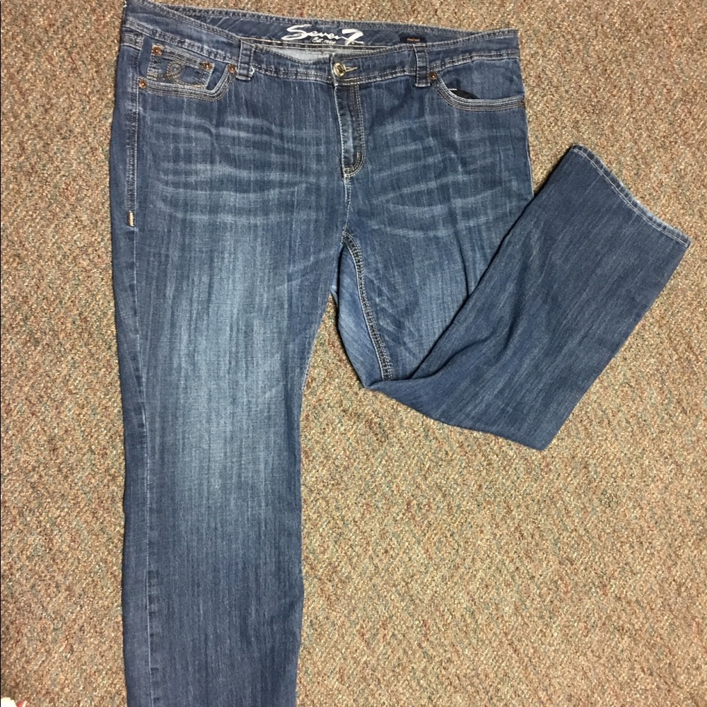 Seven7 Luxe Plus Size 24 Bootcut Jeans